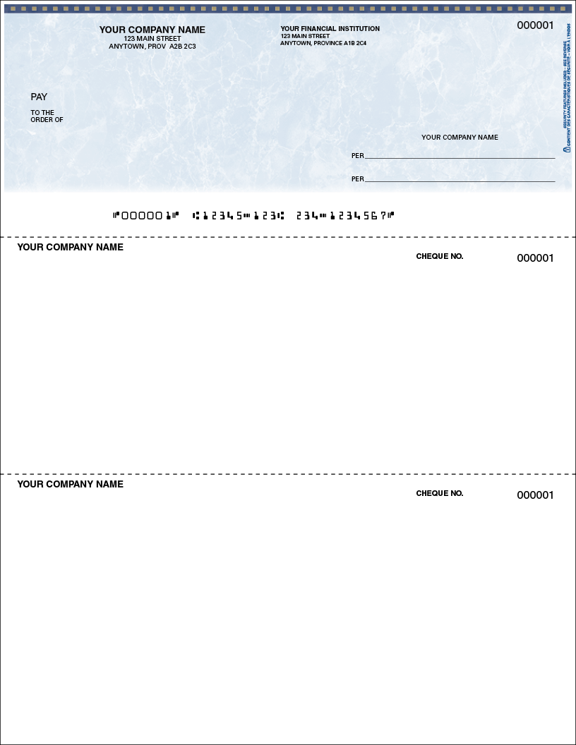 Multi-Purpose Cheque (SLF102)