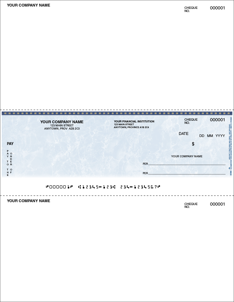 Multi-Purpose Cheque (SLF160)