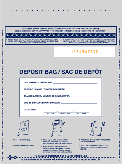 Sac de dépôt